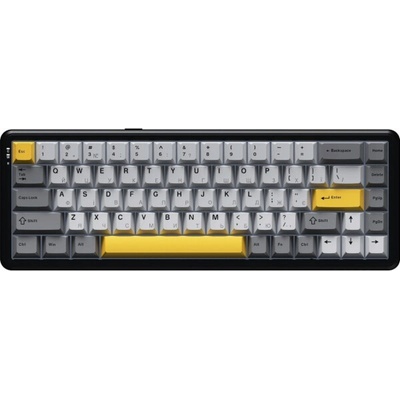 Ajazz AK680 MAX 8+8K Black-Grey-Yellow