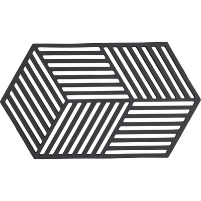 Zone Denmark Подложка за горещи съдове Hexagon 24 см черна (31610)