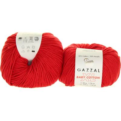 Gazzal Baby Cotton XL 3443 červená