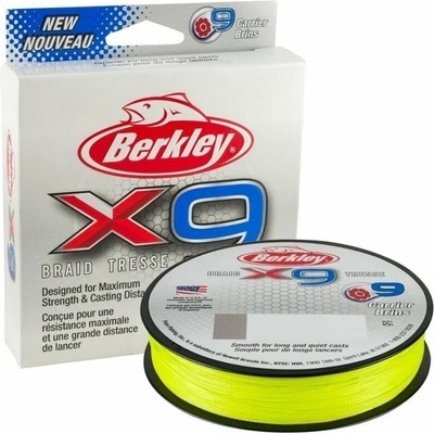 Berkley x9 Braid Flame Green 0, 12 mm 12, 1 kg 150 m