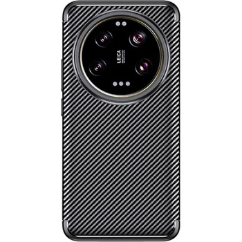 GKK Силиконов Калъф за Xiaomi 14 Ultra, New Carbon Case, Черен (5906601834841)