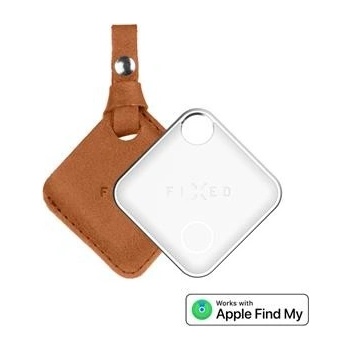 FIXED Case for Tag hovězí kůže hnědé FIXTAG-C2-BRW