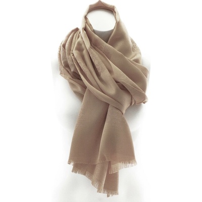Dolce moda elegantní šátek Everleigh hnědá