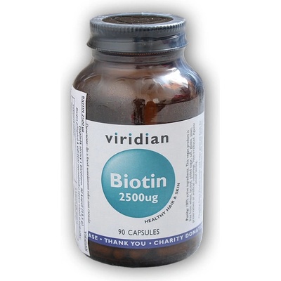 Viridian Nutrition Biotín 2500 ug 90 kapsúl