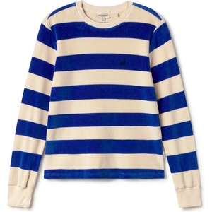 TWOTHIRDS Дамски пуловер TWOTHIRDS Women's Hawi Jumper - Ultramarine Stripes (117-3888-0214)