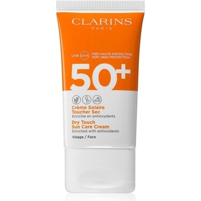 Clarins zmatňujúci pleťový krém na opaľovanie SPF50+ (Dry Touch Sun Care Cream) 50 ml