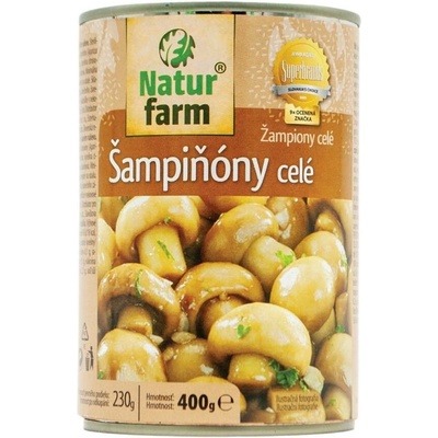 Naturfarm Žampiony celé 400g – Zboží Dáma