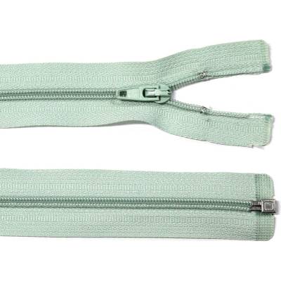 Spirálový zip no.3 rozepínací 50cm - více barev color: 599 mint zelená