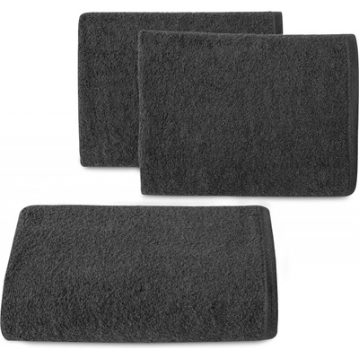 EufiR sada uterákov Smooth1 50 x 90 cm čierna 6ks