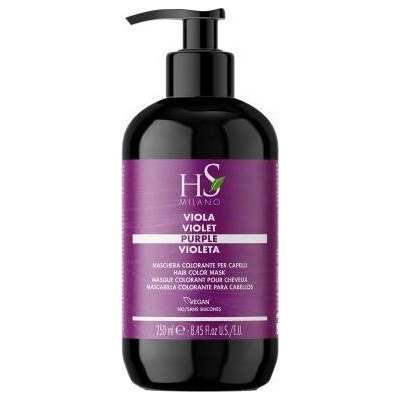 HS Milano Hair Color Mask farbiaca maska na vlasy Purple 250 ml