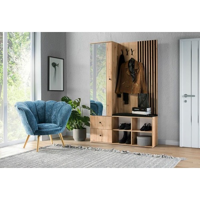 Předsíňová stěna CALI G lamelami Artisan Mirjan CALI G Artisan