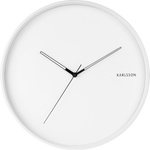 Karlsson Стенен часовник Hue бял (KA5807WH)