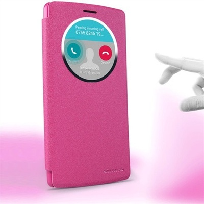 Pouzdro Nillkin Sparkle S-View LG H815 G4 růžové
