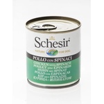 Schesir Nature Chicken with Spinach пилешки филенца и спанак 285gr
