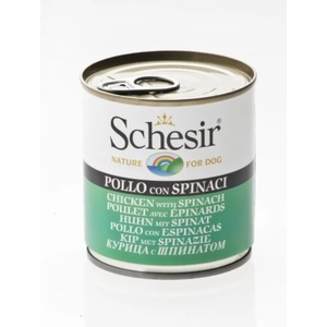 Schesir Nature Chicken with Spinach пилешки филенца и спанак 285gr