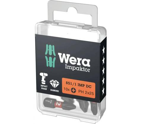 Wera 1/4" PH 2 IMP 057616