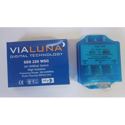 VIALUNA diseqc prepínač SDS 226 WSG 2/1