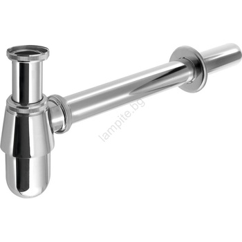 Bruckner - Сифон за басейн нисък DN32 лъскав хром (SH0263)