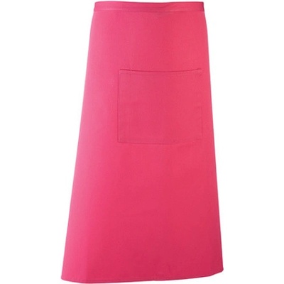 Premier Workwear Pracovní zástěra s kapsou PR158 Hot Pink Pantone 214c 90x80cm