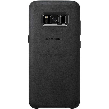 Samsung Оригинален Кожен Калъф за Samsung S8 Alcantara Cover Case Ef-Xg950as, Черен (Ef-Xg950asegww)