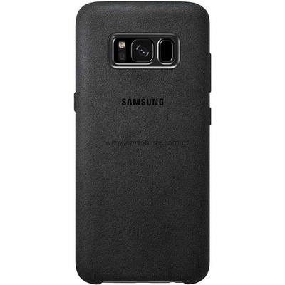 Samsung Оригинален Кожен Калъф за Samsung S8 Alcantara Cover Case Ef-Xg950as, Черен (Ef-Xg950asegww)