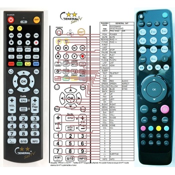 GENERAL GOODMANS GFSDTR320HD, GFSDTR500HD - съвместимо дистанционно управление на марката General (GFSDTR320HD, GFSDTR500HD)