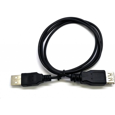 C-TECH CB-USB2AA-18-B USB A-A, 1,8m, černý