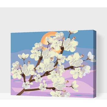 Vymalujsisam Maľovanie podľa čísiel Čerešňové kvety