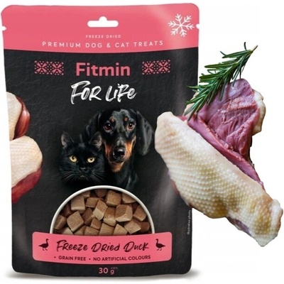 Lyofilizovaná pochúťka Fitmin For Life Duck kačica 30 g