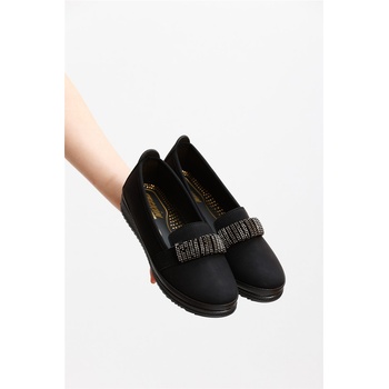 Johns Athletic Дамски балерини 7025 - Черни #371801 (371801_Черно)