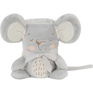 KikkaBoo Бебешко одеяло с 3D бродерия Kikkaboo - Joyful Mice, 75 х 100 сm (31103020111)