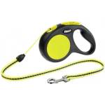 flexi Автоматичен повод flexi new neon s въже 5 м. / 12 кг 02521