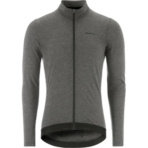 Craft Мъжка фланелка с дълъг ръкав за колоездене Craft Bike Subz Wool L/S Jersey Cycling jersey - Black / Melange - размер XL (056-4300-0114)