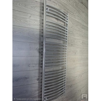 Thermolux Стоманена лира за баня хромирана Thermolux Елегант 1200x600 - 881W (5614612)