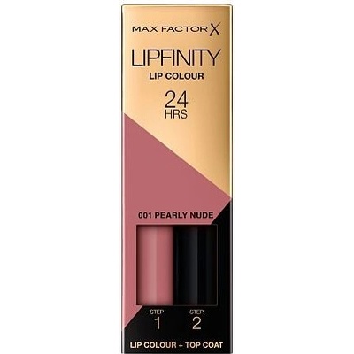 Max Factor Lipfinity 24HRS lesklý rúž 001 Pearly Nude 4,2 g