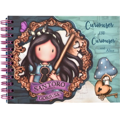 Santoro Бележник със спирала Santoro Gorjuss - Curiosity (1139GJ02)