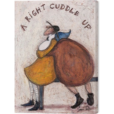 Obraz na plátne Sam Toft - Aright Cuddle Up, 2 - 30×40 cm
