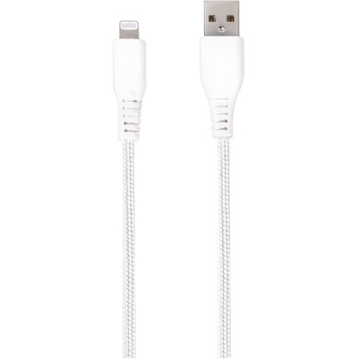 Vivanco Кабел Vivanco LongLife 61683, от USB A(м) към Lightning(м), 2.5m, бял (61683)