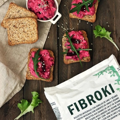NATURHOUSE FIBROKI suchary 225 g příchuť: len a sezam