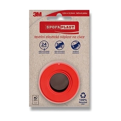 3M Spofaplast náplast cívková textilní 12,5 mm x 4,2 m