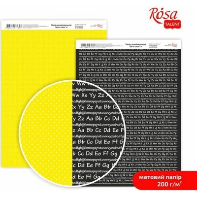 Rosa Scrapbookingové papíry Buď barevný A4 - No. 4