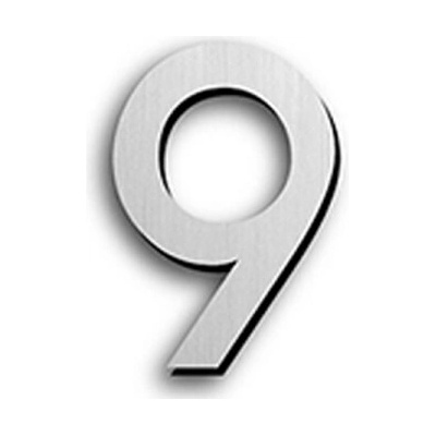 JNF - Domovní číslice "9" IN.34.003.PF - 100 mm