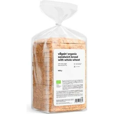 Vilgain Celozrnný BIO Toastový Chléb 400g Fit