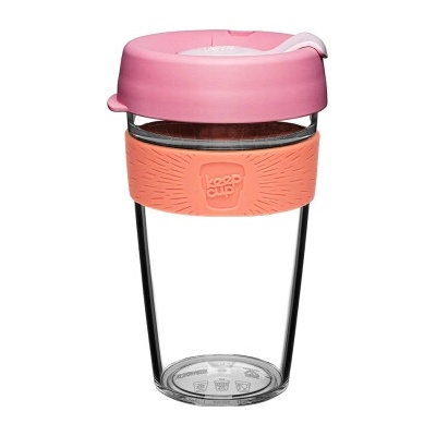 KeepCup Clear 454 ml Tangerine