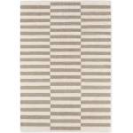 Hanse Home Бял/сив двустранен/ръчно изработен вълнен килим 120x180 cm Vika - Hanse Home (106470-120x180)