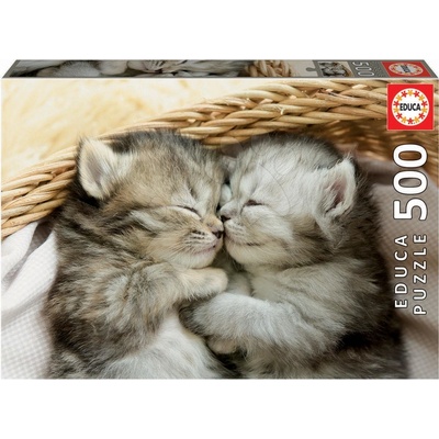 Educa Sweet Kittens 500 dielov a Fix lepidlo v balení