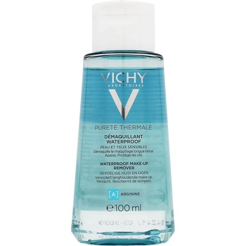Vichy Pureté Thermale Waterproof Eye Makeup Remover двуфазен препарат за премахване на грим от очите 100 мл