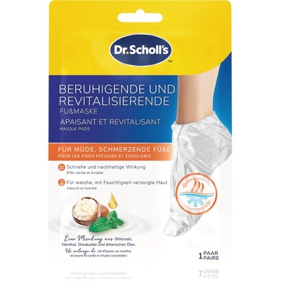 Scholl Pedimask Soothing & Revitalizing освежаваща и успокояваща маска за уморени крака 1 чифт