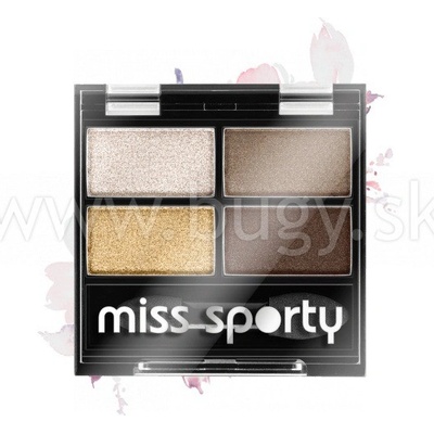 Miss Sporty Studio Colour Quattro Eye Shadow očné tiene 413 100% Golden 3,2 g