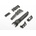 Traxxas Skidplate set, front (1)/ rear (1)/ transmission (1)/ steeri, TRX7037 (TRX7037)